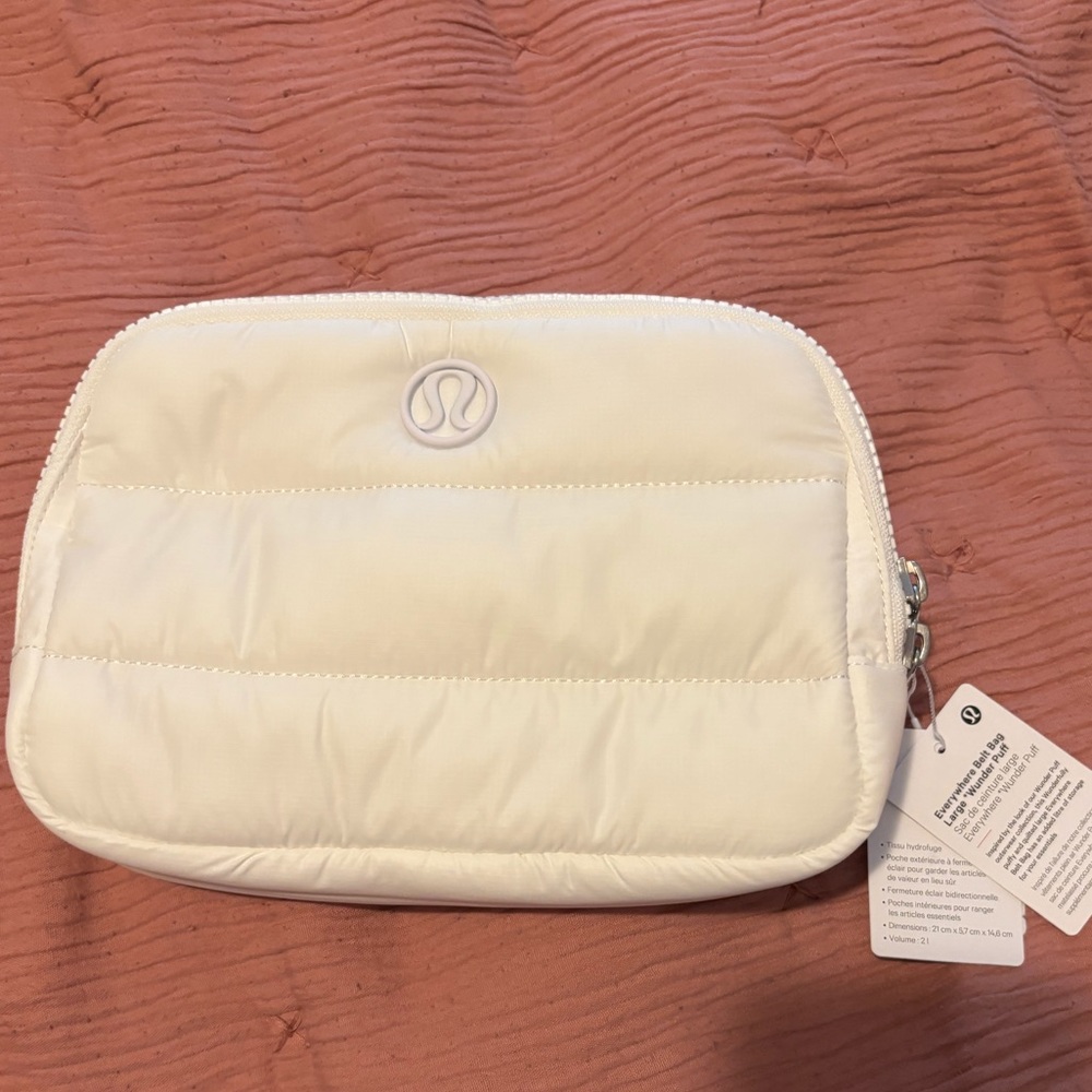 Lululemon Everywhere Belt Bag Large Wonder puff white